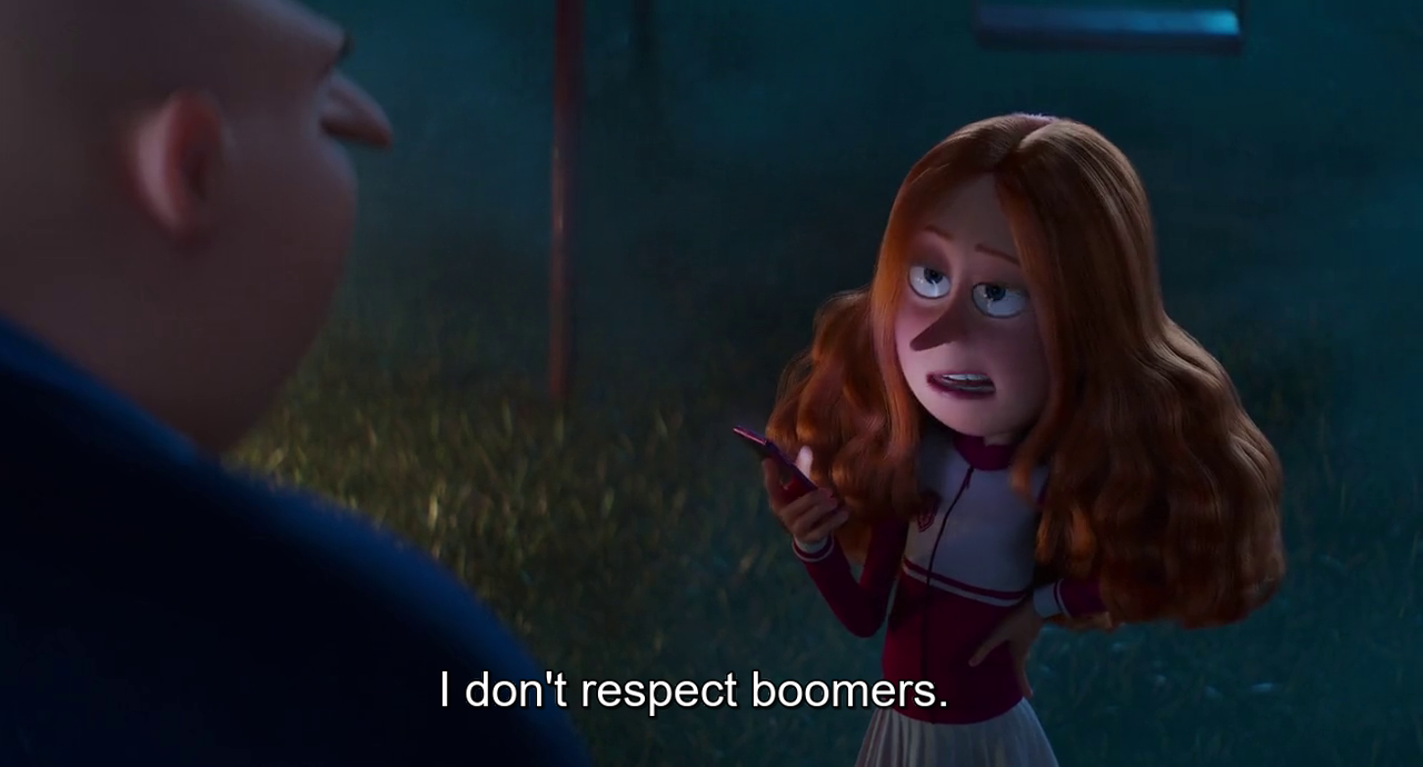 Poppy doesn't respect boomers.