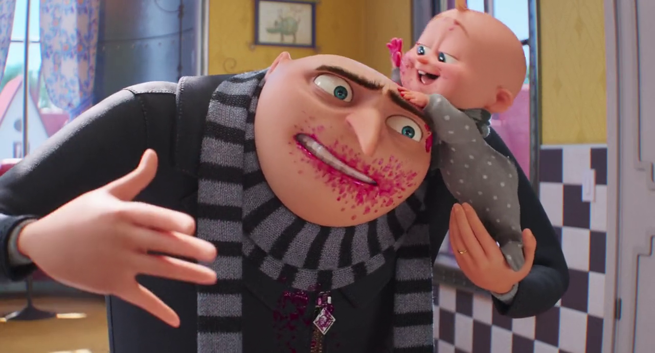 Gru Jr. has funny tormenting Gru