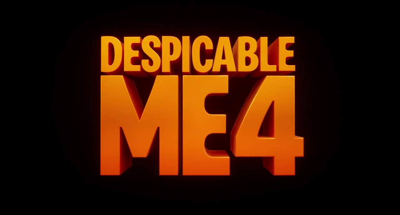 Despicable Me 4 titlecard