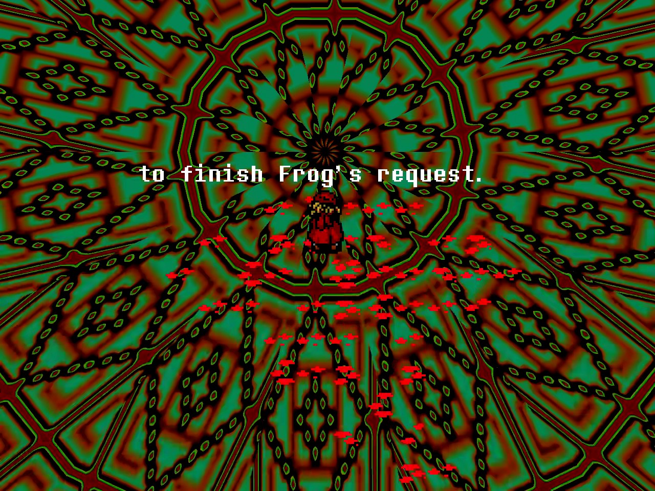 to finish Frog's request