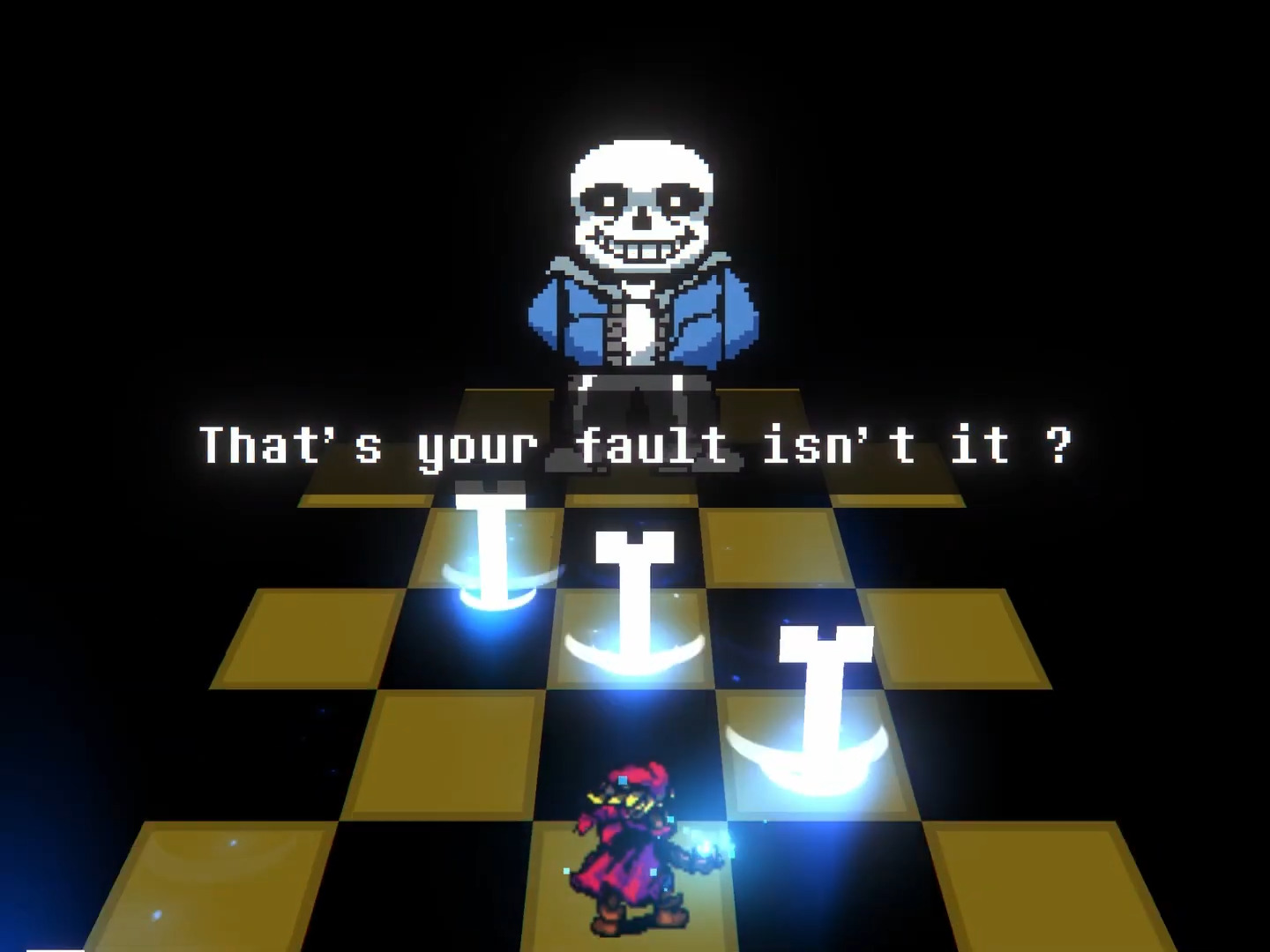 Sans Undertale in Everhood